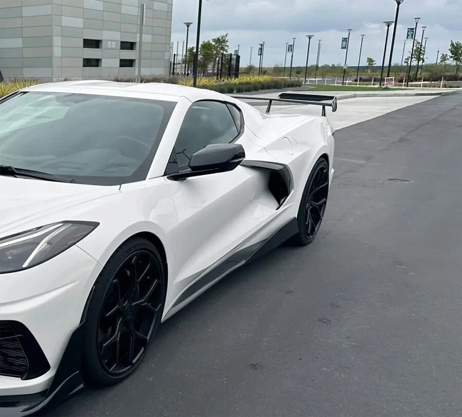 Juego de 2 piezas de alerón trasero de gran altura para Corvette C8 GTS 20-25 30101 Foto 4 de 4