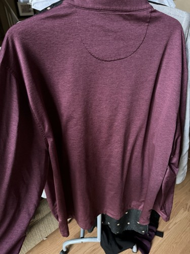 Greg Norman Sweater Sweatshirt Quarter Zip Pullover Men's Size 2XL Midweight - Picture 4 of 8