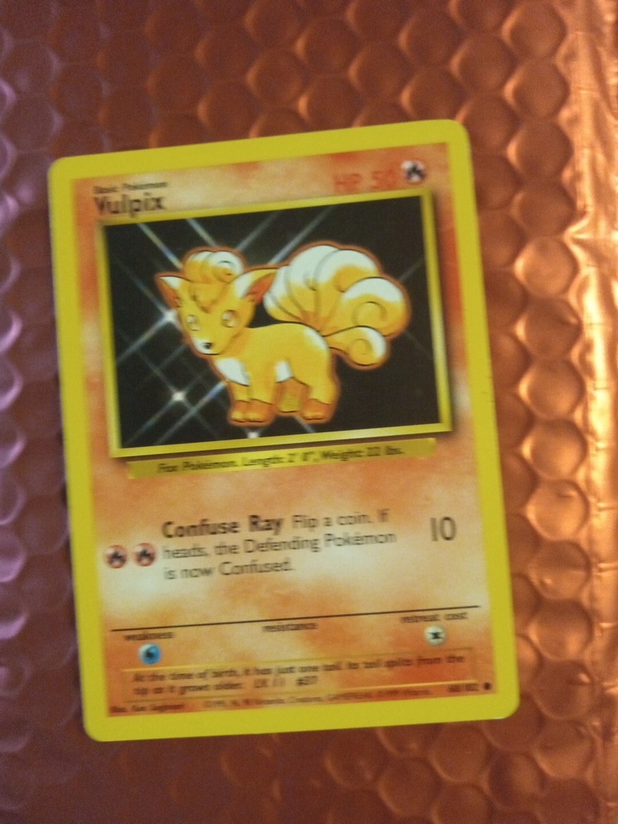 Vulpix #68/102 Base Set Pokemon Non Holo | eBay