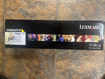 Genuine Lexmark C925H2YG High-Yield Toner, 7,500 Page-Yield, Yellow