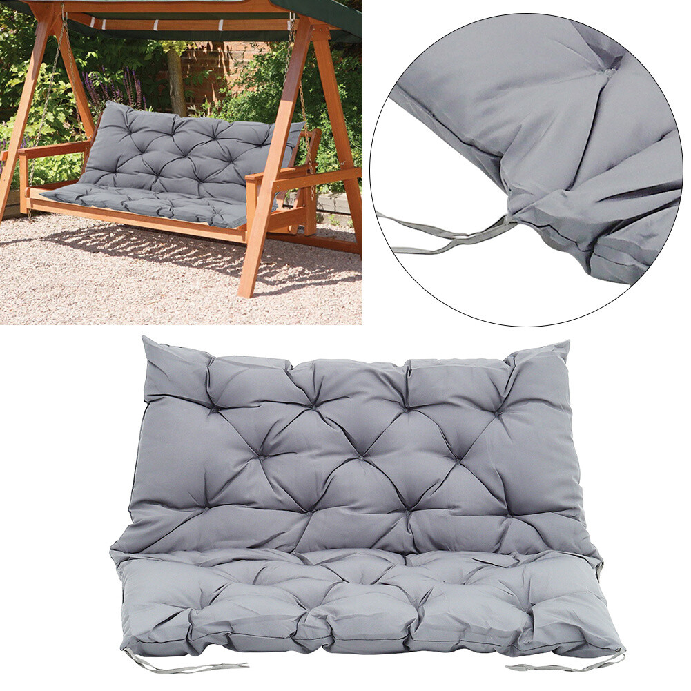 3 Seater Replacement Cushions for Garden Swing Bench Chair Seat w