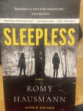 Sleepless by Romy Hausmann Paperback ARC Uncorrected Proof Advance Reader Copy