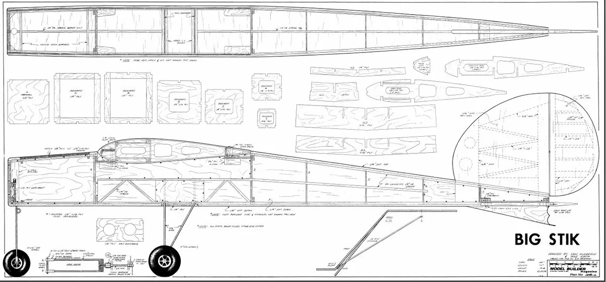 Giant stick best sale rc plane