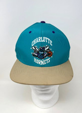 Mitchell & Ness Charlotte Hornets Hardwood Classic Teal Adjustable Strap Cap Hat