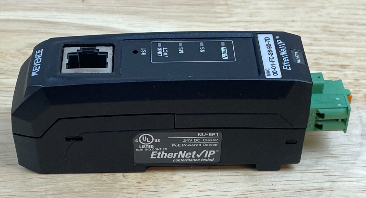 Keyence NU-EP1 Network Communication Unit, EtherNet/IP Compatible