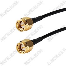 10-50pcs SMA Male to SMA Male Plug Lot Connector RF Pigtail Coax Cable RG174