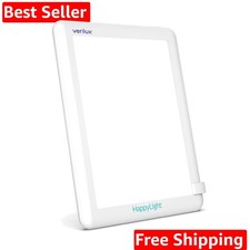 HappyLight Lucent - One-Touch Light Therapy Lamp with 10,000 Lux, UV-Free, LE...