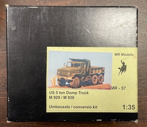 US 5t Dump Truck M929/M930 - 1/35 MR Models Resin Conversion Kit#MR-57