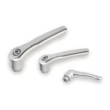 Kipp K0124.3A4 Adjustable Handle, Size: 3 3/8-16, Entirely Stainless Steel,