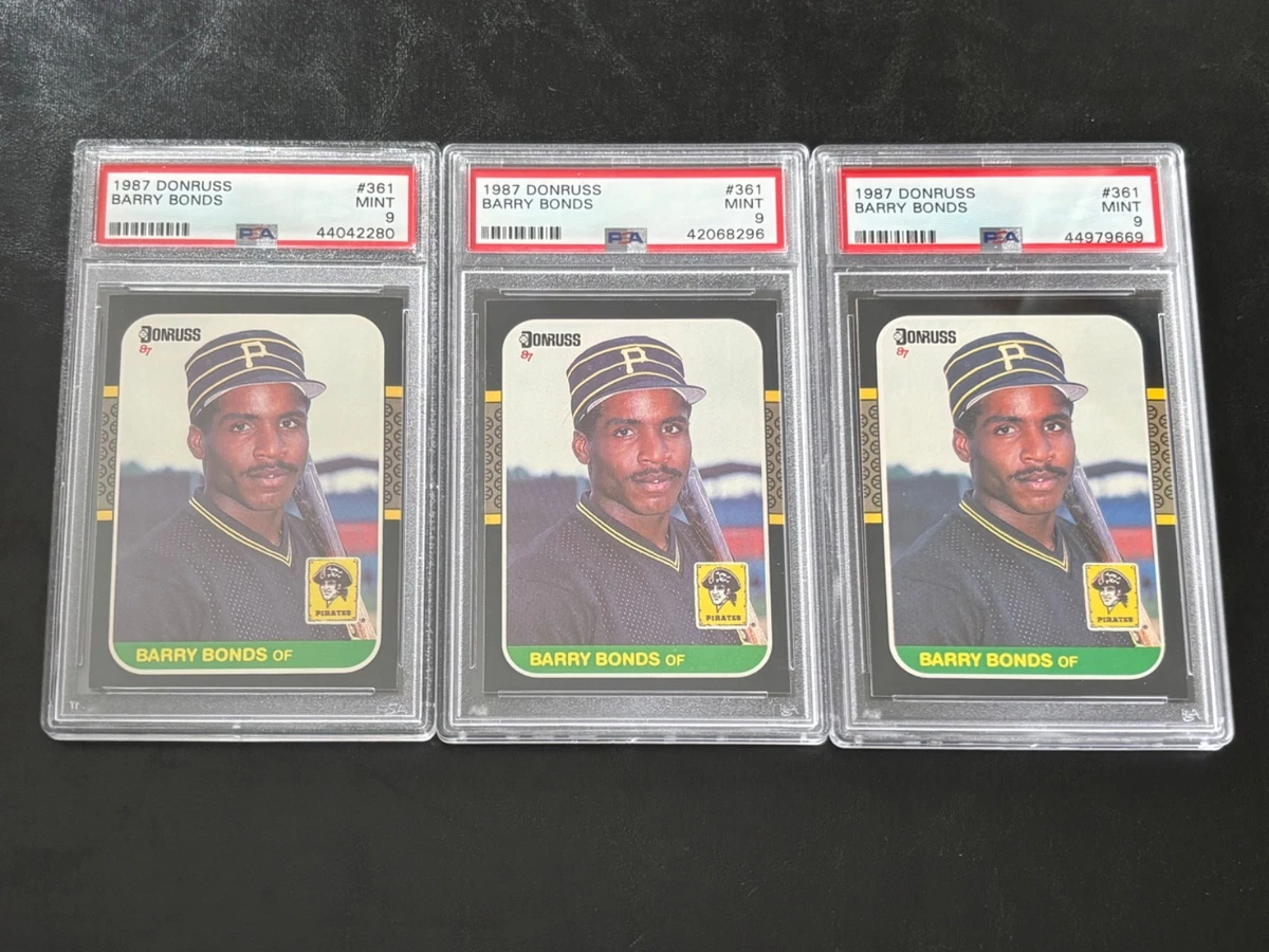 Donruss Barry Bonds Rookie Baseball Sports Trading Cards
