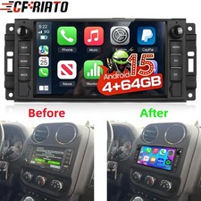 For Jeep Patriot 2009-2016 Android 15 Apple Carplay Car Stereo Radio Gps 464gb