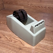 Scotch 3M C-22 Heavy Duty Double Roll Tape Dispenser Model 38100 Beige 2 Rolls