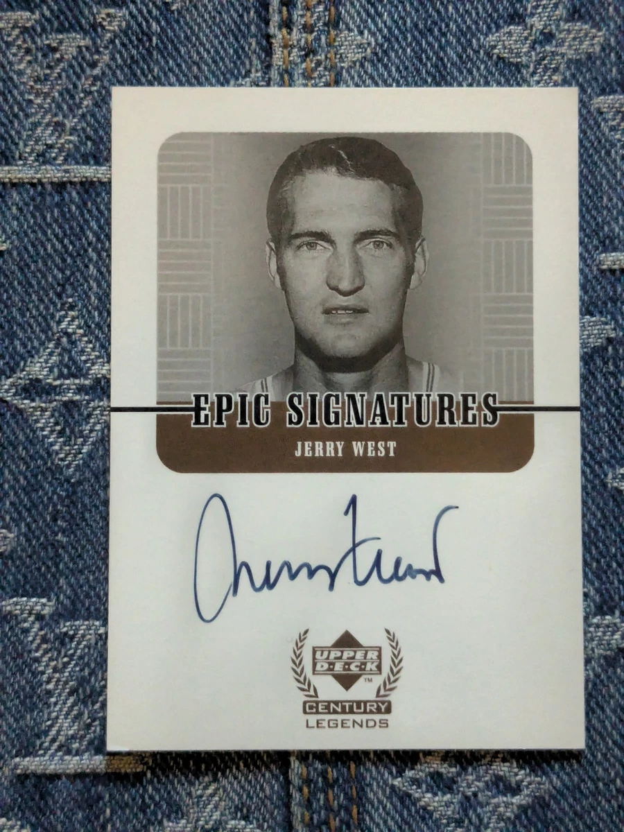 Jerry West Basketball Autographed Sports Trading Cards