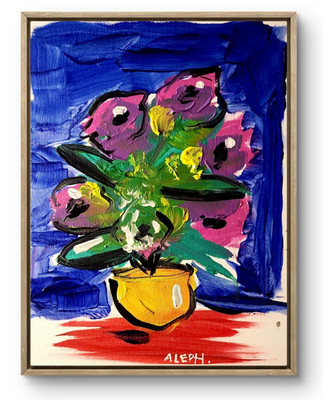 Original Art Eden 14x11 Expressionism Acrylic Abstract Canvas