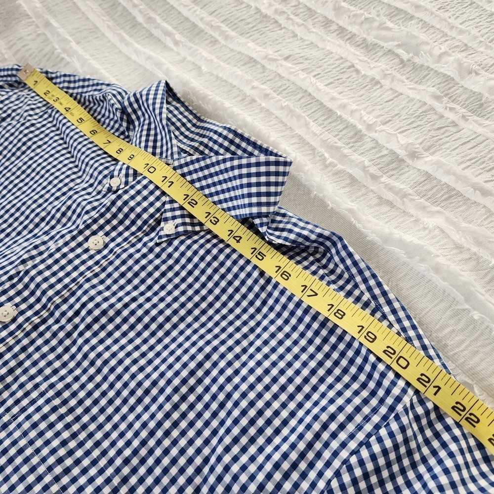 Brooks Brothers 1XLT Non-Iron Gingham Button Down Shirt Preppy Office wear Casua thumbnail 4