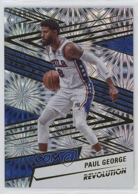 2024-25 Panini Revolution Fireworks 48/149 Paul George #29 8mm