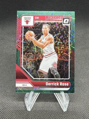 2024-25 Optic Legends - DERRICK ROSE #233 - Green Velocity /49 - Chicago Bulls