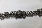 VINTAGE ANTIQUE STERLING SILVER ALBERT T-BAR POCKETWATCH CHAIN "CORNO" FOB CHARM — photo 6