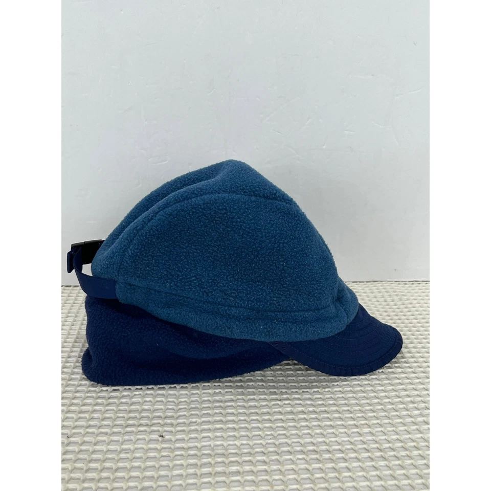 De colección EE. UU. Patagonia Polar Pato Bill Gorra Sombrero Azul Talla Mediana Orejeras Foto 2 de 4