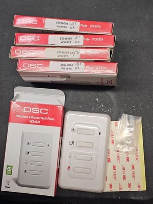 DSC WS4979 Wireless 4 Button Wall Plate. NEW (old stock)