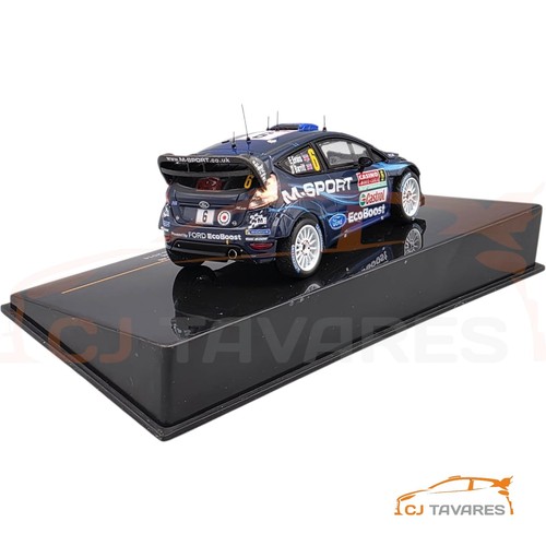 IXO RAM567 FORD FIESTA RS WRC #6 E EVANS - D BARRITT RALLY MONTE CARLO 2014 1/43 - Imagen 2 de 3