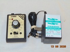 Gaugemaster COMBI single track controller and wall mounted transformer.