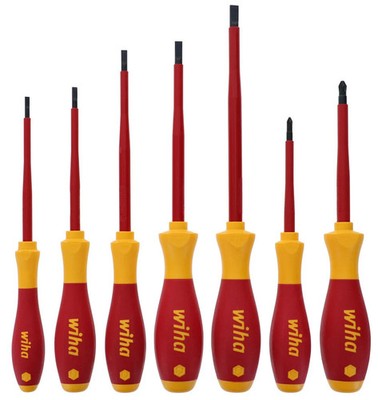 Wiha Insulated Slimline Screwdriver Set, 7 Pieces