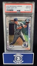 2020 Bowman Chrome 1st - Bobby Witt Jr. #BD-152 Mega Box Mojo Refractor PSA 10
