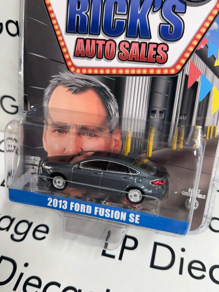Ford Fusion SE 2013 Greenlight gris LP exclusivo 1:64 diecast ricks venta automática Foto 2 de 2