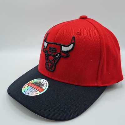 Mitchell & Ness Chicago Bulls Kappe Mütze 2-farbig Stretch verstellbar...