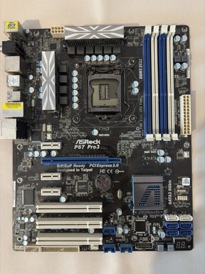 ASRock P67 Pro3 Mainboard - Sockel 1155- voll funktionsfähig