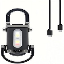 2pcs 1200 lm super bright mini key ring flashlight waterproof New