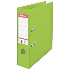Esselte A4 Lever Arch File, Green, 72mm Spine, Plastic, Vivida Range, 624069 72m