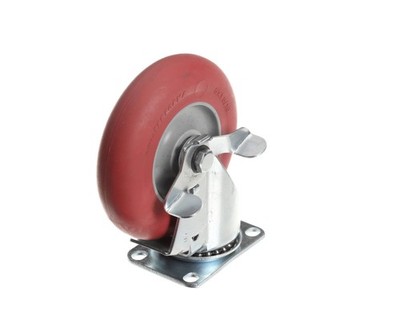 CARTER-HOFFMANN 18301-5288 Appliance 5''Swivel Caster W/Brk Red
