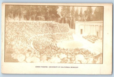 c1910 Berkeley California CA Vintage Postcard Greek Theatre University Stadium