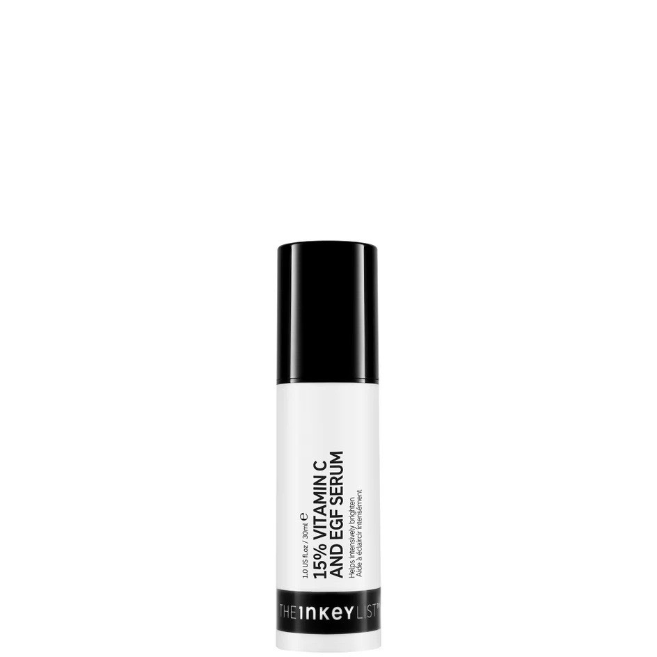The INKEY List 15% Vitamin C and EGF Serum Helps to Intensively Brighten All Ski