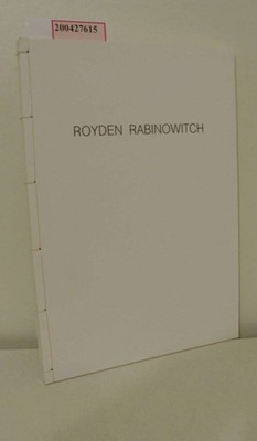 Royden Rabinowitch : Skulpturen ; e. Auswahl 1963 - 1985 ; Städt. Museum Abteibe