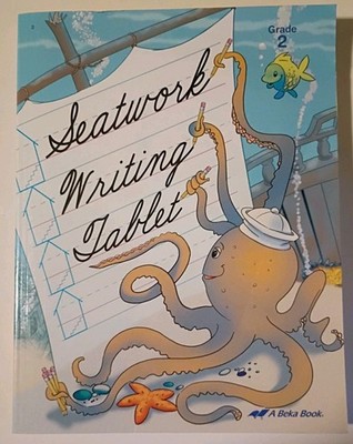 A Beka Book Seatwork Writing Tablet Grade 2 Cursive Writing Practice