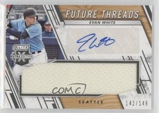 2019 Elite Extra Edition Future Threads Signatures Black Evan White Auto 02l6