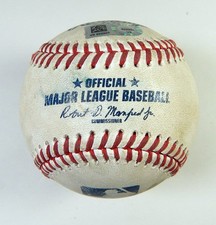 2021 San Francisco Giants Colorado Rockies Game Used Baseball Tommy La Stella GO