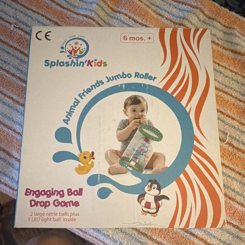 Splashin'Kids Animal Friends Jumbo Roller Ball Drop Game 6+ Mos EX5114058