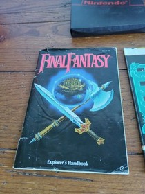 Final Fantasy Nintendo NES Complete In Box w/ Manual & Maps CIB 