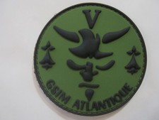 ECUSSON PVC DES COMMANDO MARINE FUSILIERS MARINS GSIM ATLANTIQUE 5° GRP