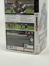 Madden NFL 08 2008 PlayStation Portable Sony PSP Complete CIB Tested Authentic