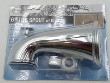 DANCO 10315 6 in. Tub Spout with Diverter Chrome Finish Fits Most NIP