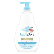 Baby Dove Sensitive Skin Care Wash For 20 Fl Oz Pack of 1 , White
