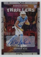 2024 Panini Rookies & Stars Thrillers Signatures 51/99 Brenden Rice Auto sc2