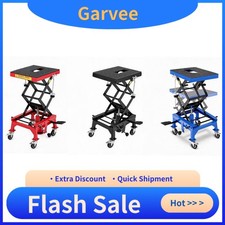 Portable Hydraulic Motorcycle Lift 350lb Adjustable Scissor Platform Foot Oper Portable Hydraulic Motorcycle Lift 350lb Adjustable Scissor Platform Foot Oper