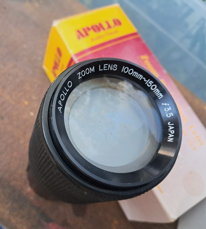 Vintage PROJECTOR BUNDLE Kodak Ektagraphic APOLLO Zoom Lens / SYLVANIA BULB 82V