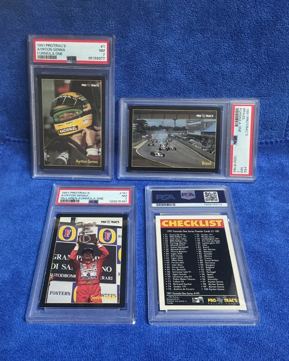 Formula 1 Auto Racing 1991 Season Sports Trading Cards